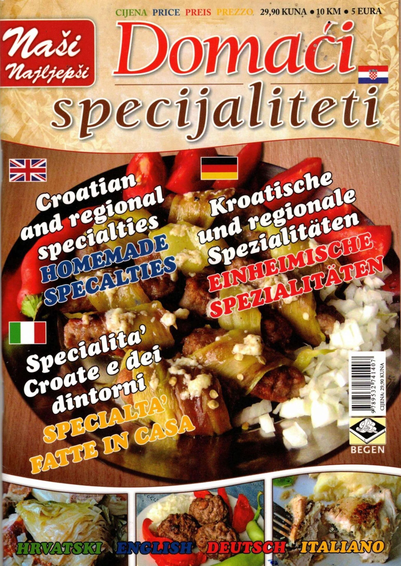 Četverojezična kuharica – DOMAĆI SPECIJALITETI