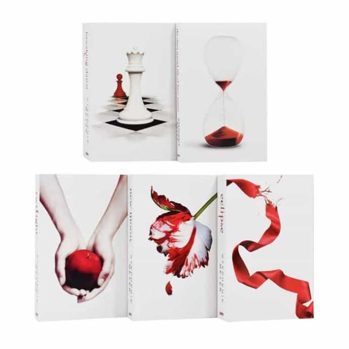 Stephenie Meyer: Twilight Saga 5 Book Set (White Cover)