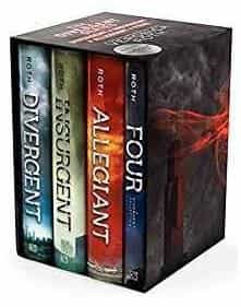 The Divergent Series box: Divergent, Insurgent, Allegiant, Four
