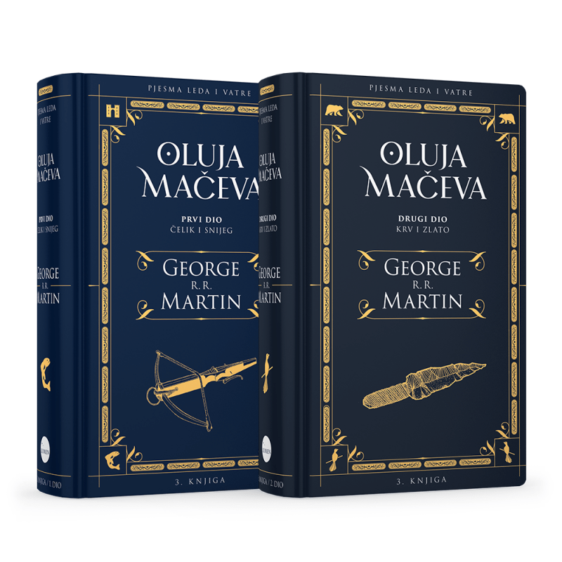 PJESMA LEDA I VATRE 3 - OLUJA MAČEVA - KOMPLET ( svezak 1. i 2.)