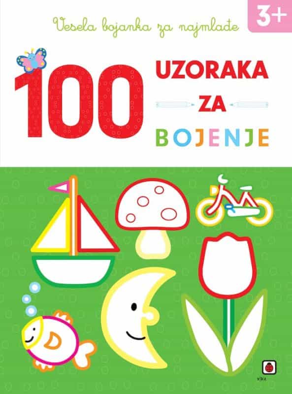 Vesela bojanka za najmlađe – 100 uzoraka za bojenje