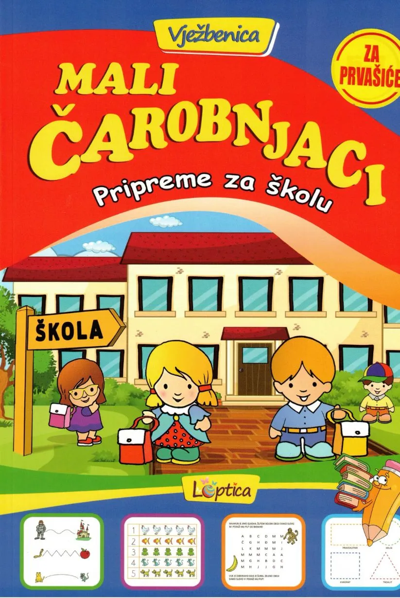 Pripreme za školu vježbenica za predškolce radni listovi