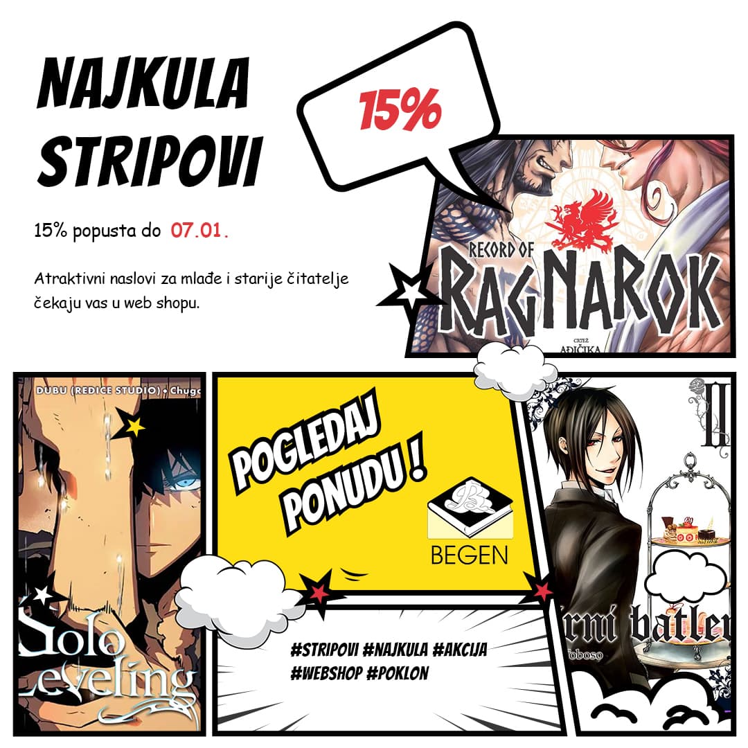  Najkula stripovi – 15% popusta do 07.01. u našem web shopu