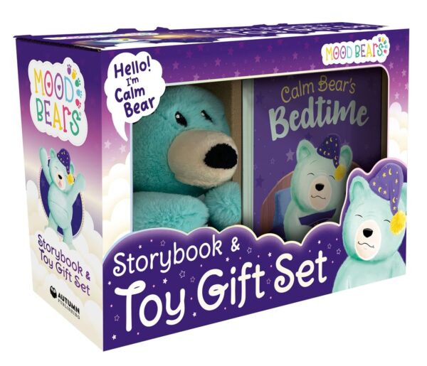 Snuggle up with your very own Calm Bear toy for a bedtime story that is perfect for a relaxing night time routine.