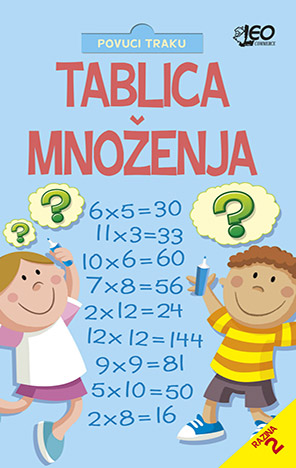 Povuci traku: Tablica množenja