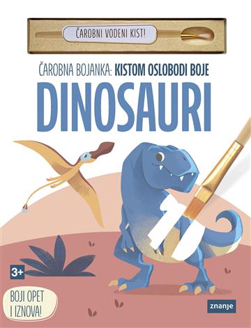 Čarobna bojanka: Kistom oslobodi boje – Dinosauri