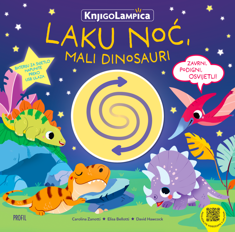 Laku noć, mali dinosauri - KnjigoLampica