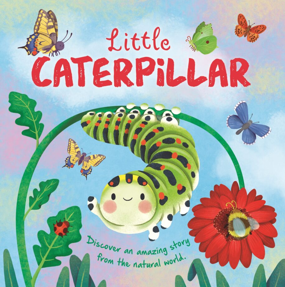 Slikovnica Little Caterpillar s gusjenicom i cvijetom