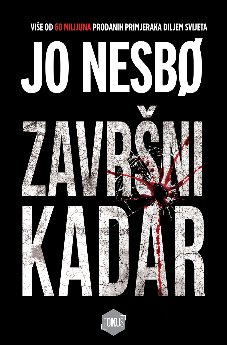 Naslovnica knjige Završni kadar autora Joa Nesbøa s istaknutim imenom pisca i naslovom trilera.